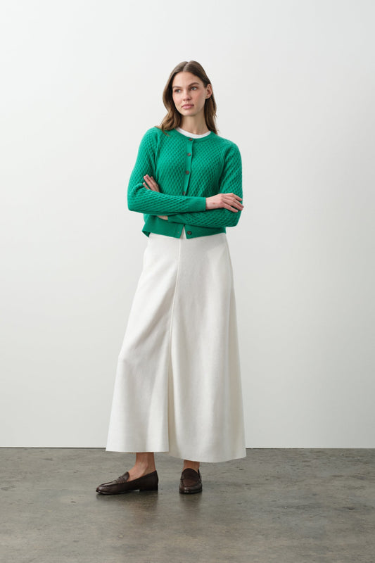BEATRICE CASHMERE CABLEKNIT CARDIGAN