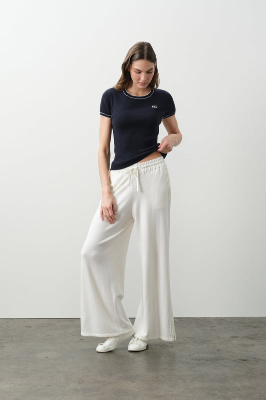 VICTORIA COTTON CASHMERE BABY TEE