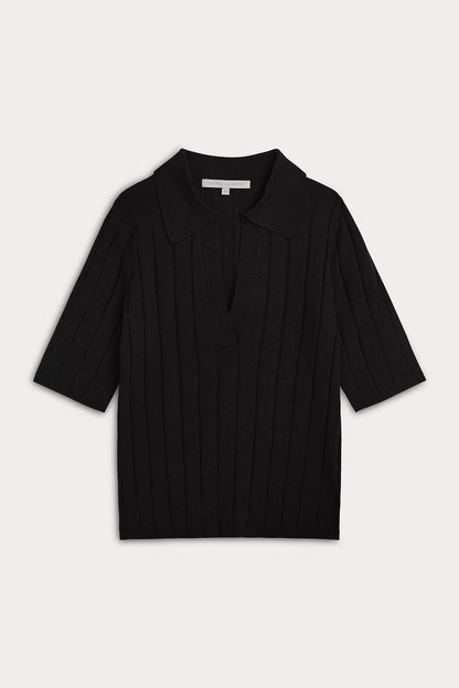 BLAIRE RIBBED POLO