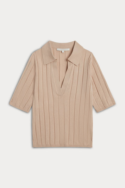 BLAIRE RIBBED POLO