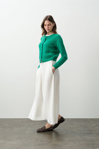 BEATRICE CASHMERE CABLEKNIT CARDIGAN