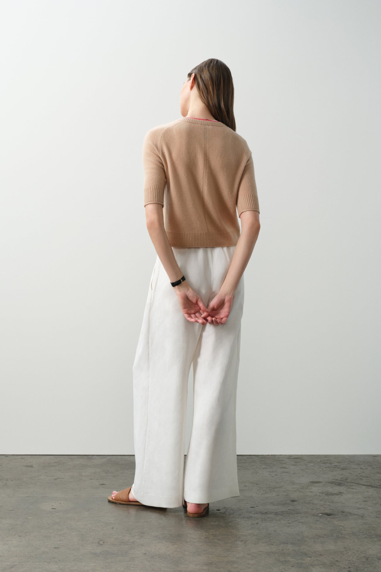 ANA ELBOW SLEEVE CASHMERE CARDIGAN