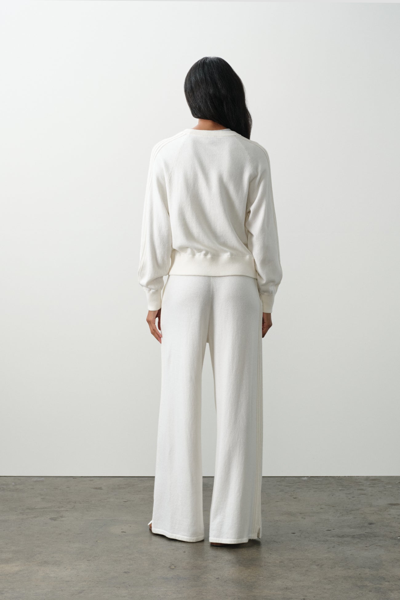 ASHLYN COTTON CASHMERE TRACK PANTS