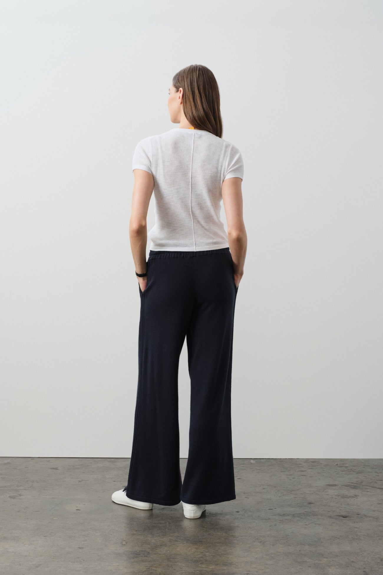 ASHLYN COTTON CASHMERE TRACK PANTS