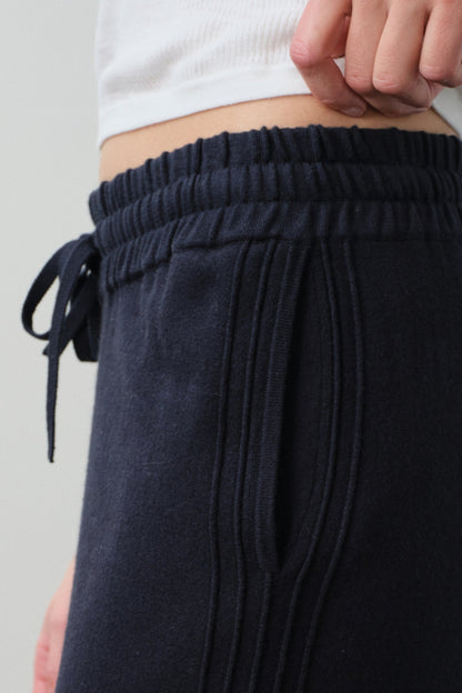 ASHLYN COTTON CASHMERE TRACK PANTS