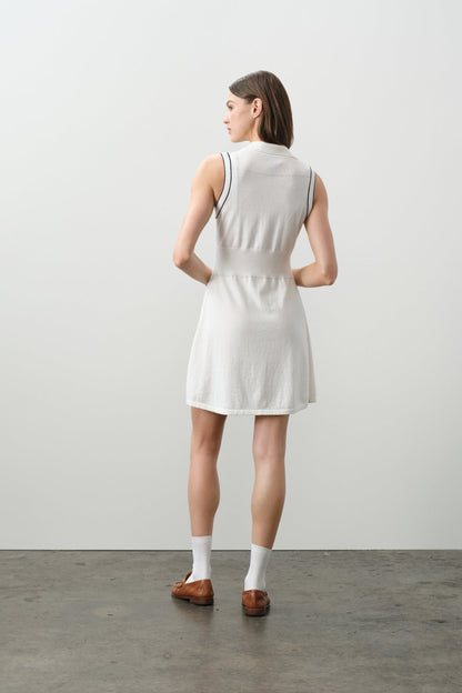 LINDA COTTON CASHMERE TENNIS DRESS