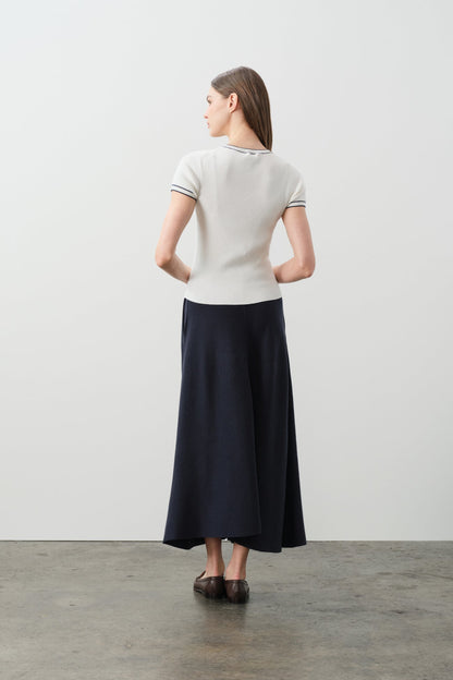 VICTORIA COTTON CASHMERE BABY TEE