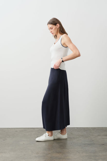 CAMILLE COTTON CASHMERE TANK
