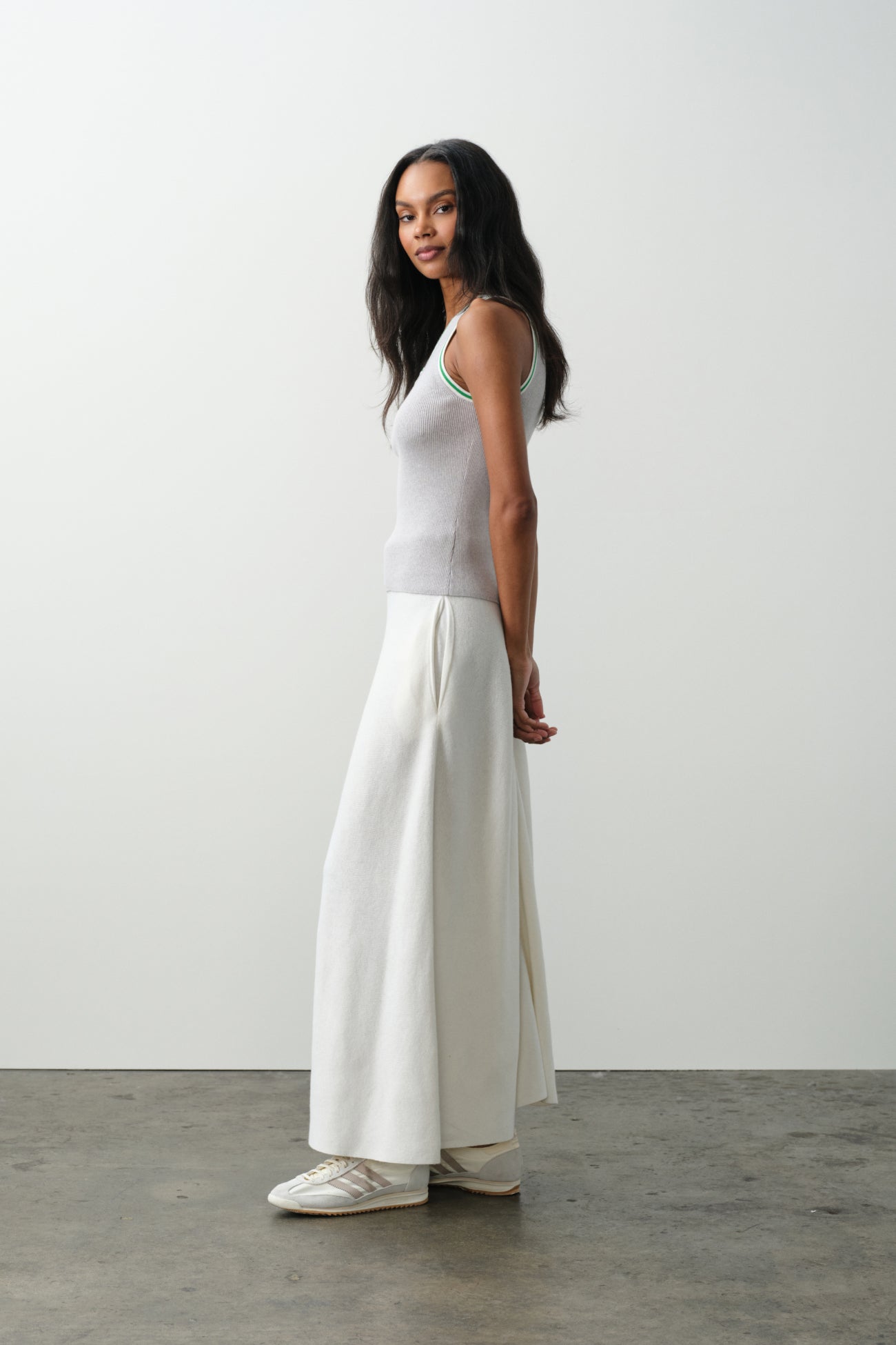 CAMILLE COTTON CASHMERE TANK