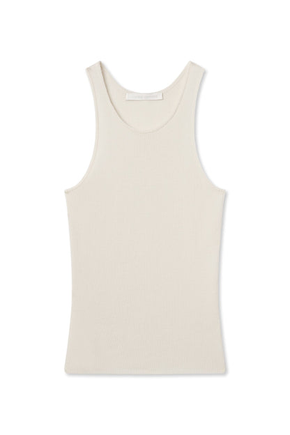 CAROLINA CREWNECK CASHMERE TANK