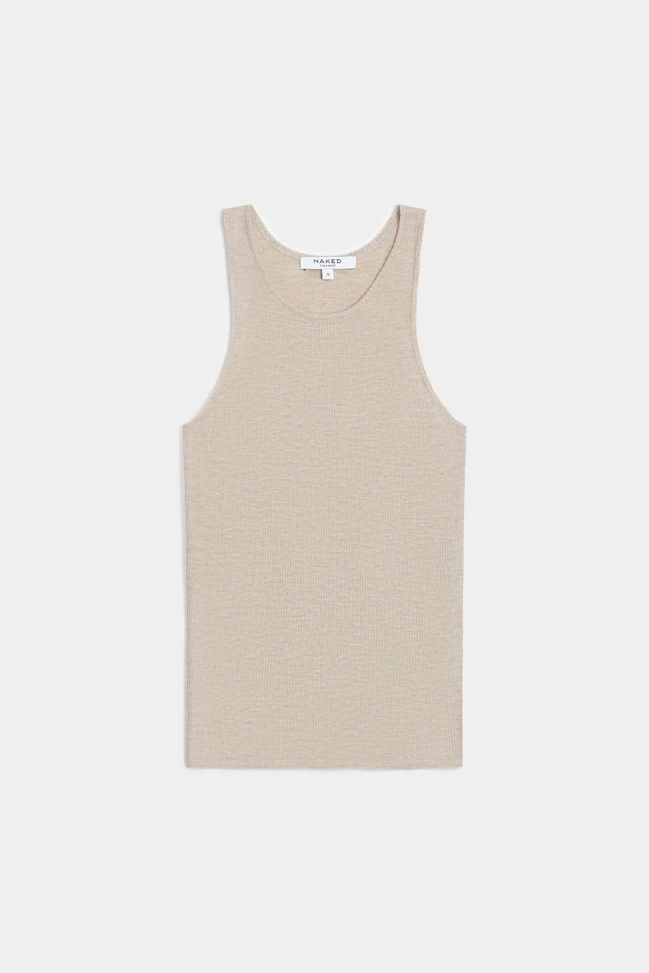 CAROLINA CREWNECK CASHMERE TANK