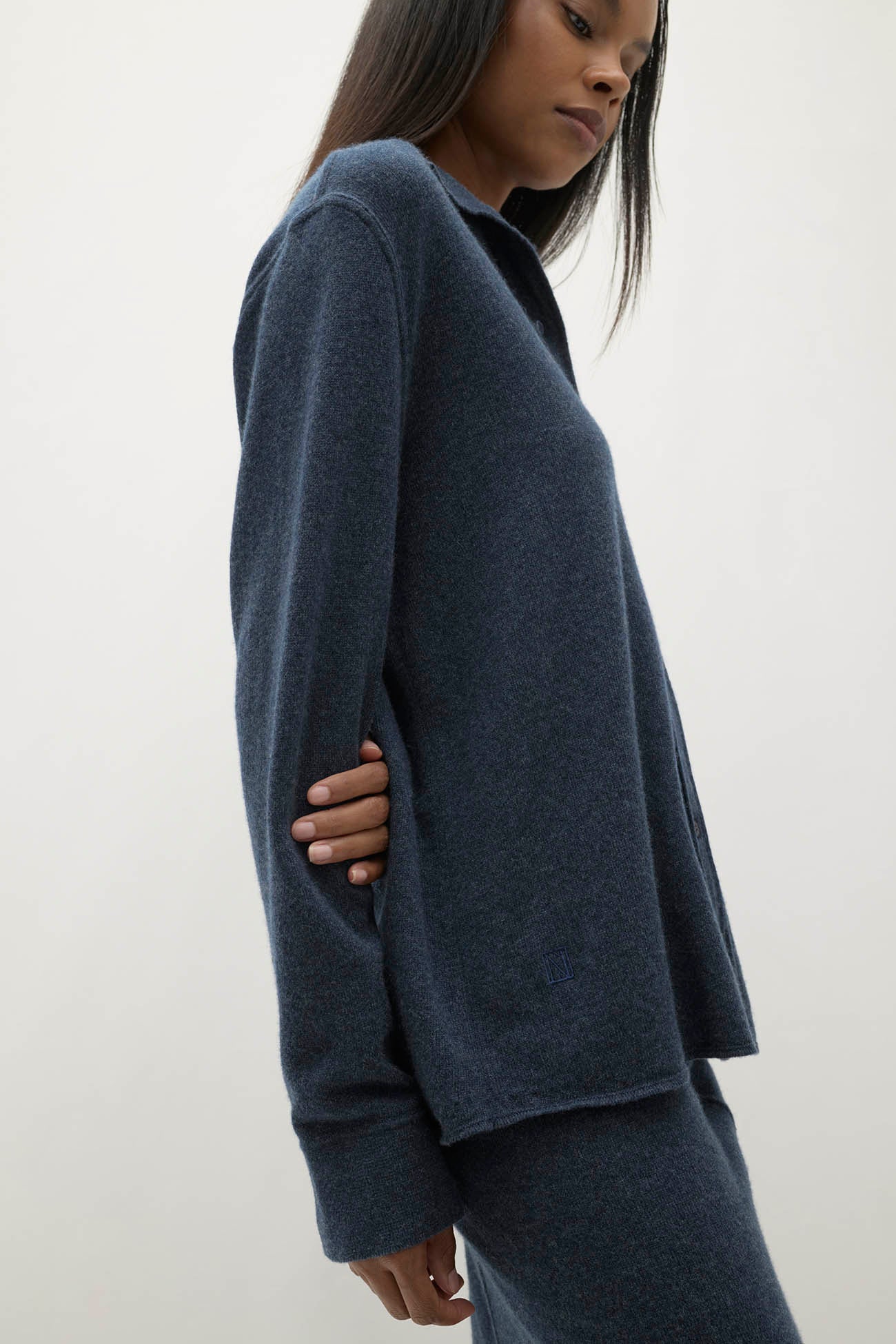 CATANIA DENIM CASHMERE SHIRT