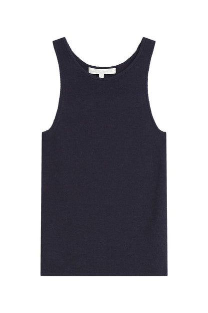 CAROLINA CREWNECK CASHMERE TANK
