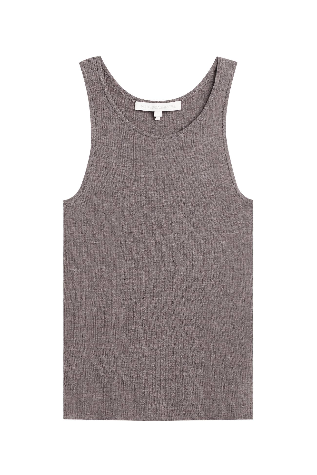 CAROLINA CREWNECK CASHMERE TANK