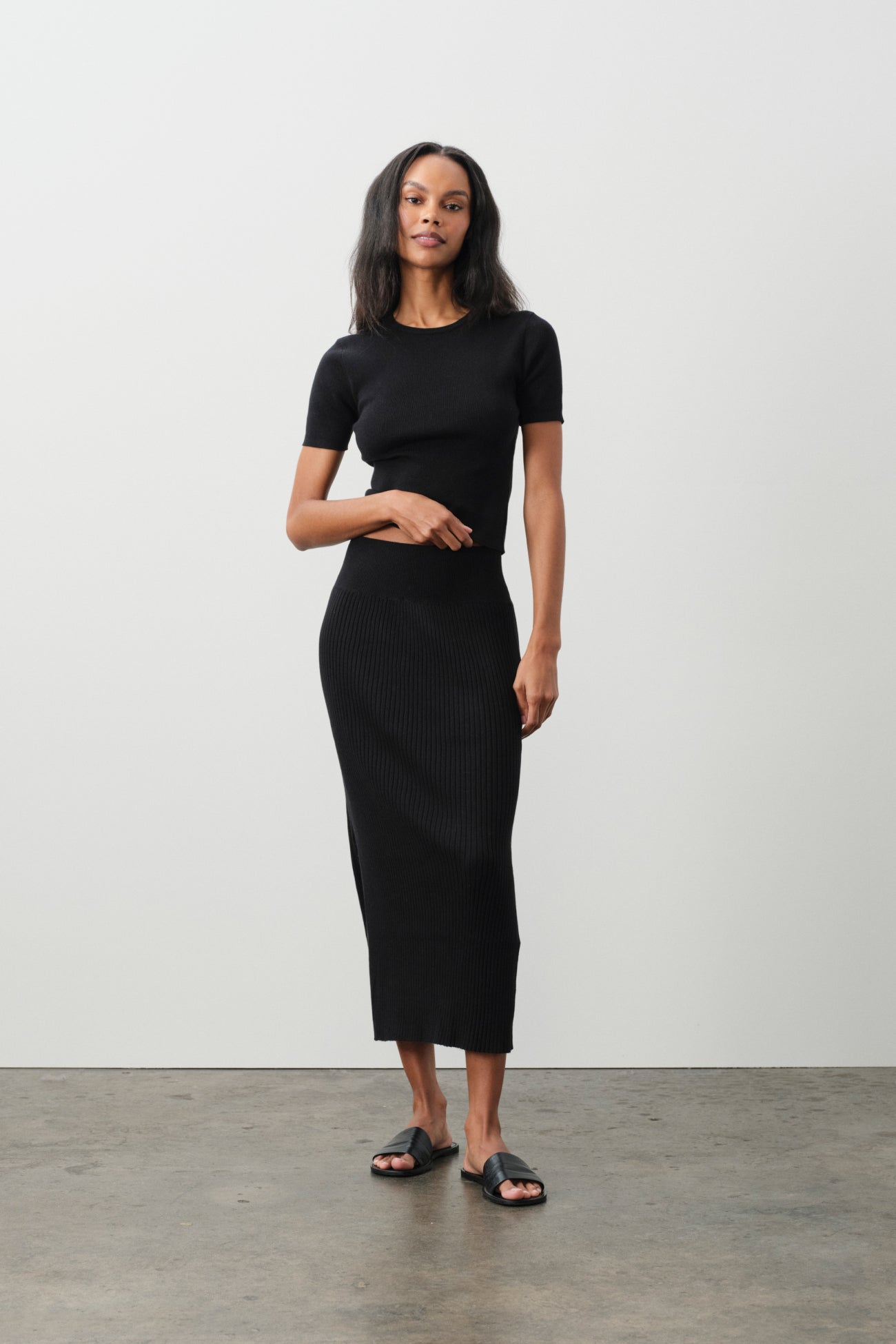 AUBRIE MIDI SKIRT