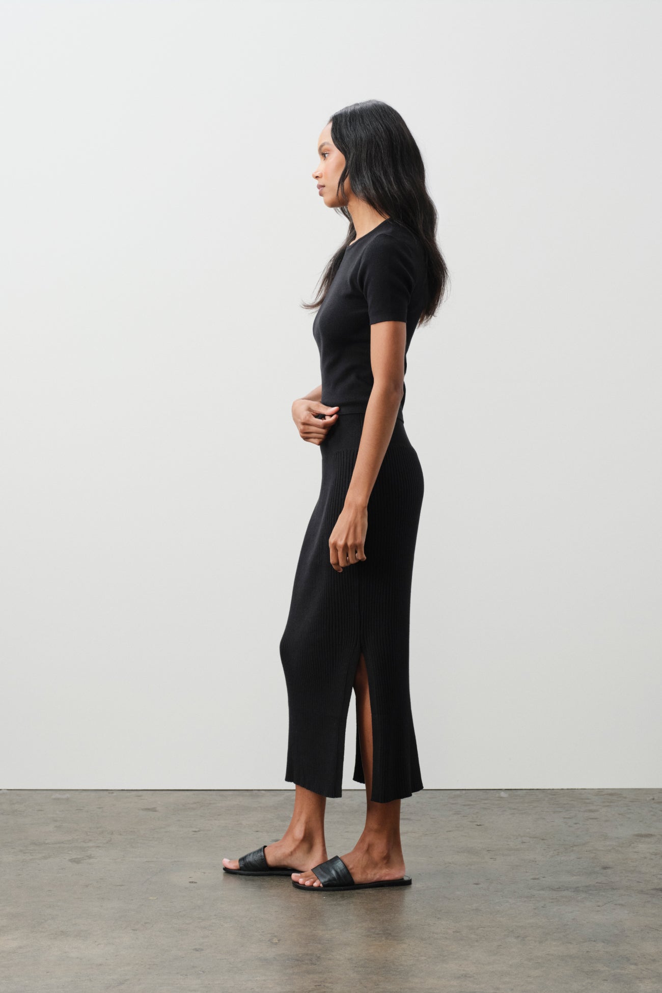AUBRIE MIDI SKIRT