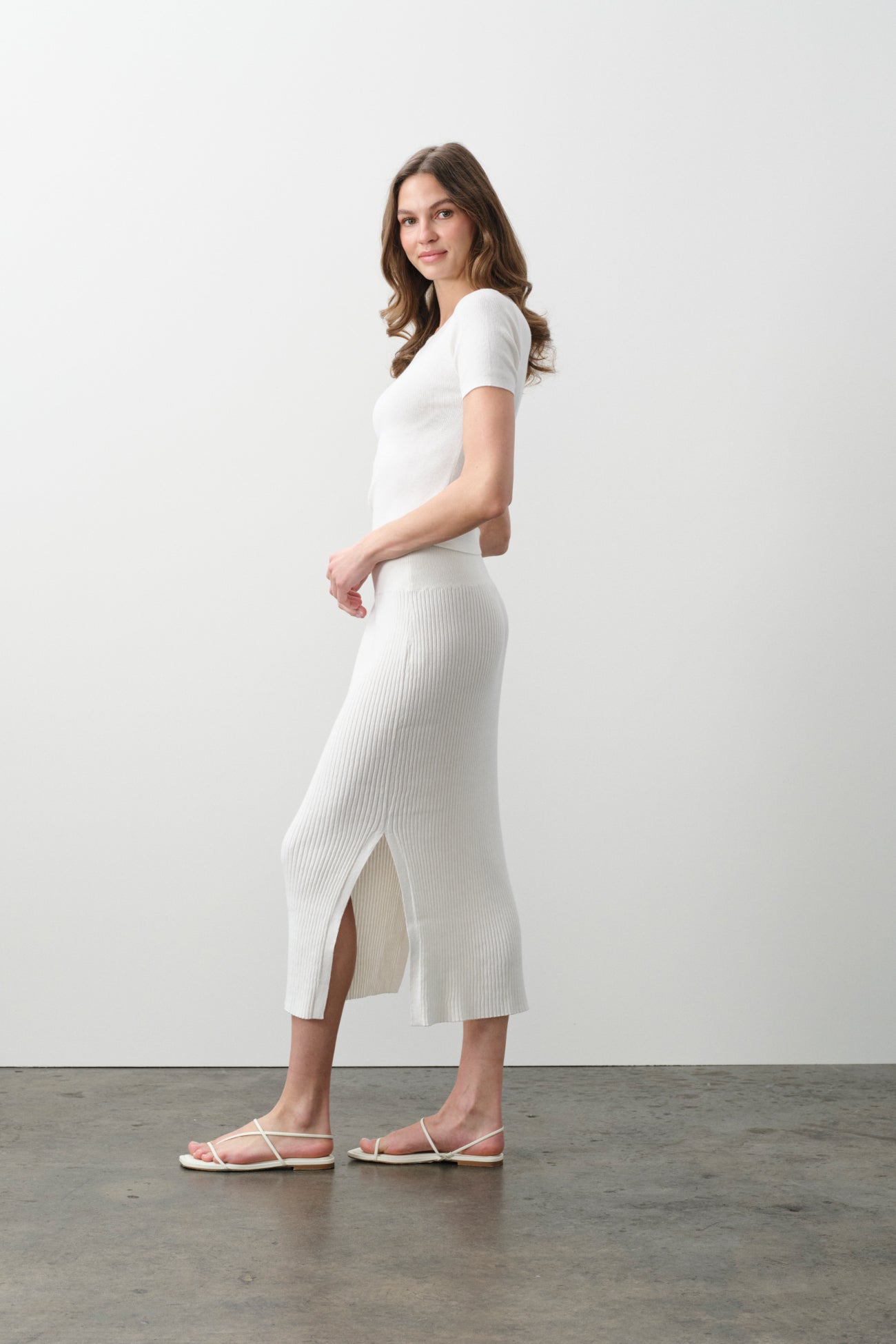 AUBRIE MIDI SKIRT