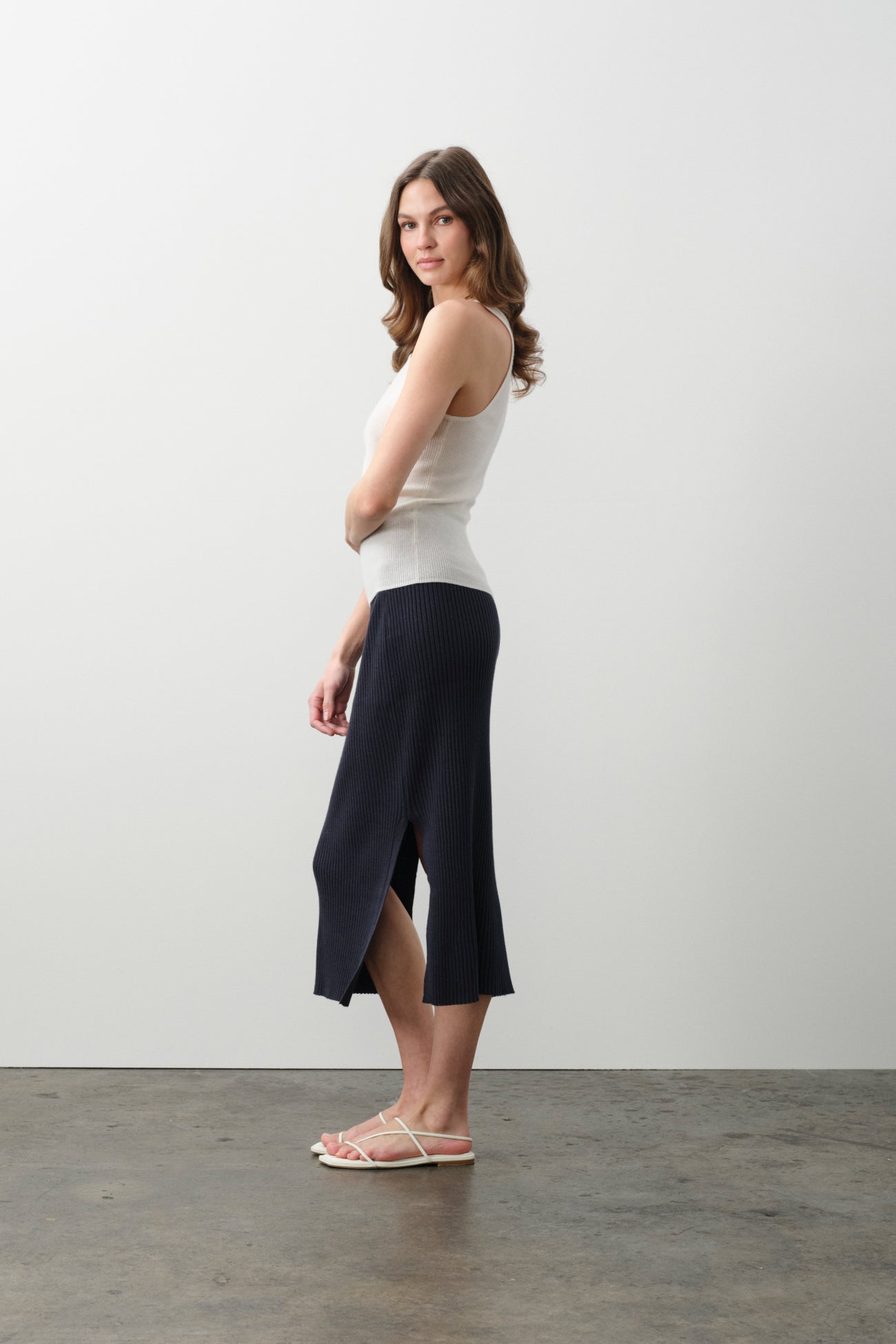 AUBRIE MIDI SKIRT