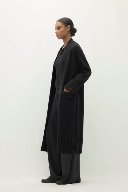 TILYN LONGLINE CASHMERE CARDIGAN
