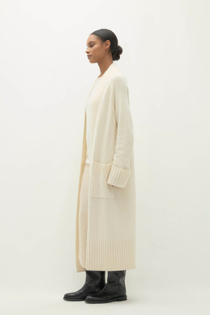 TILYN LONGLINE CASHMERE CARDIGAN