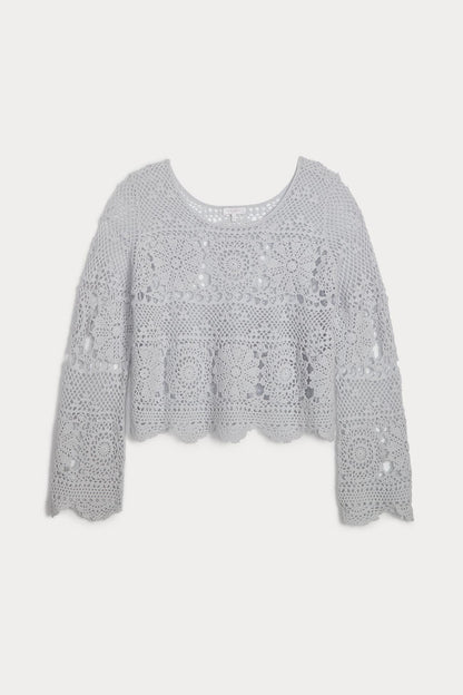 BRIA CROCHET CREWNECK