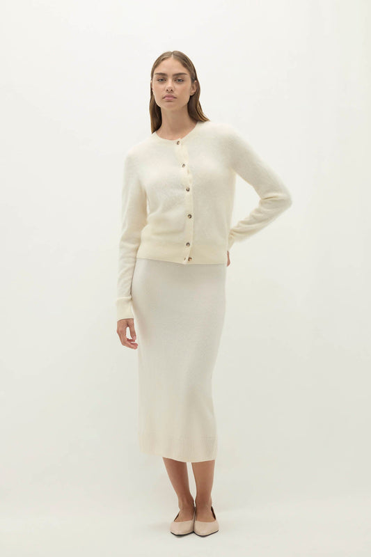 PALOMA BRUSHED CASHMERE CARDIGAN