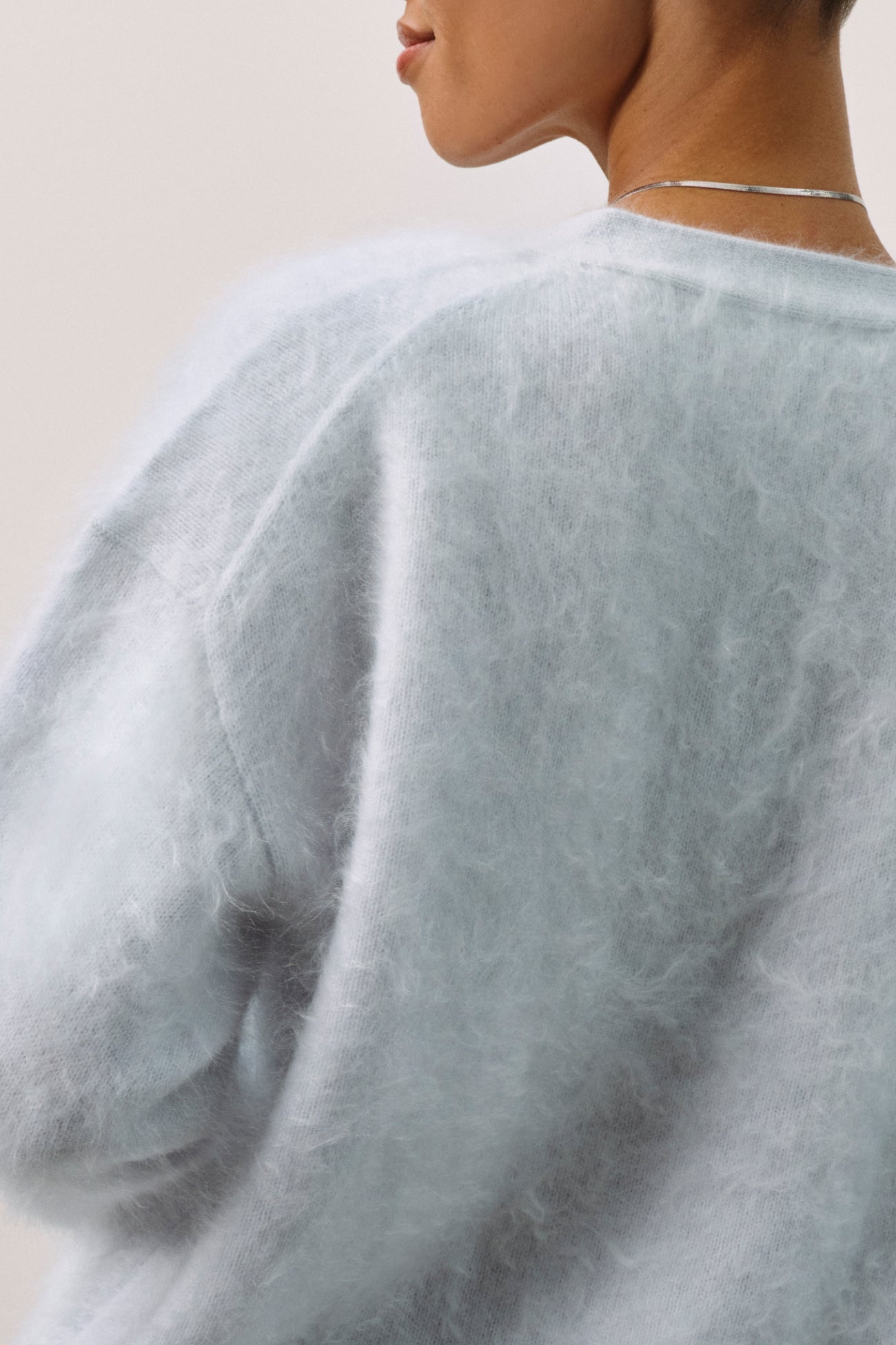 MICHAELA BRUSHED CASHMERE CARDIGAN