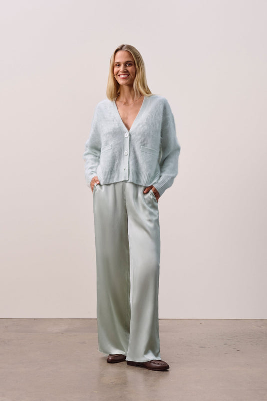 MICHAELA BRUSHED CASHMERE CARDIGAN