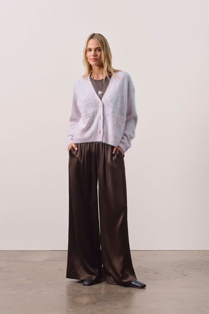 MICHAELA BRUSHED CASHMERE CARDIGAN