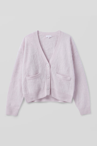 MICHAELA BRUSHED CASHMERE CARDIGAN