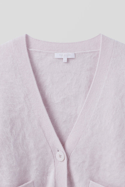 MICHAELA BRUSHED CASHMERE CARDIGAN
