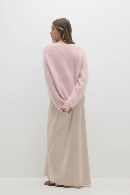MICHAELA BRUSHED CASHMERE CARDIGAN