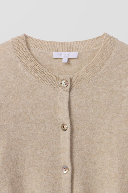 JAYLA BUTTON-UP CASHMERE CARDIGAN