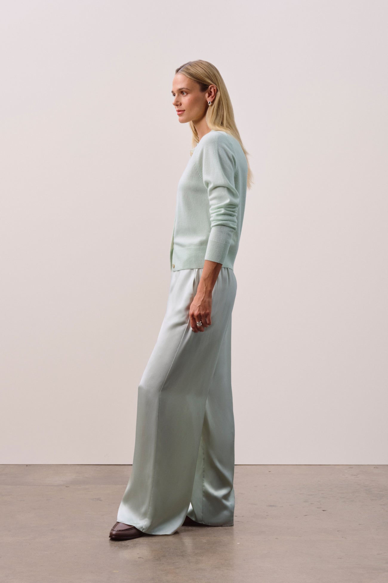 JAYLA BUTTON-UP CASHMERE CARDIGAN