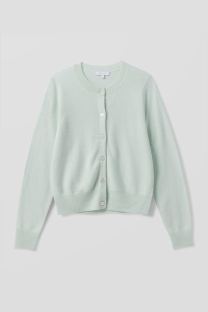JAYLA BUTTON-UP CASHMERE CARDIGAN