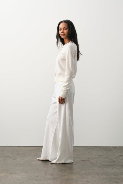 JAYLA BUTTON-UP CASHMERE CARDIGAN