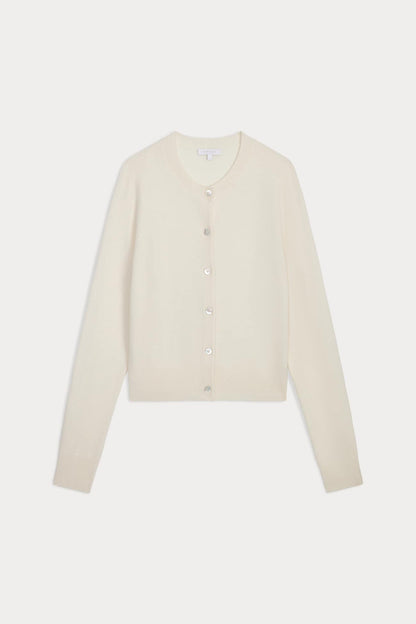 JAYLA BUTTON-UP CASHMERE CARDIGAN