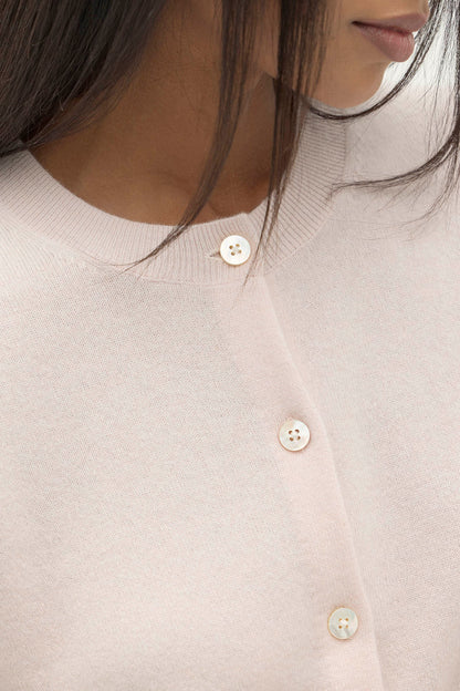 JAYLA BUTTON-UP CASHMERE CARDIGAN