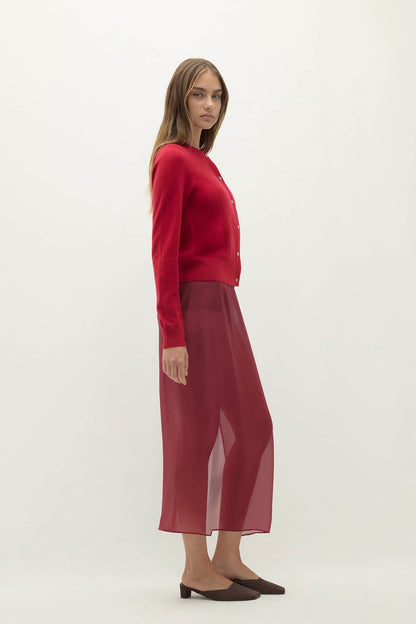 JAYLA BUTTON-UP CASHMERE CARDIGAN