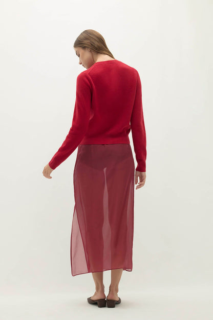 JAYLA BUTTON-UP CASHMERE CARDIGAN