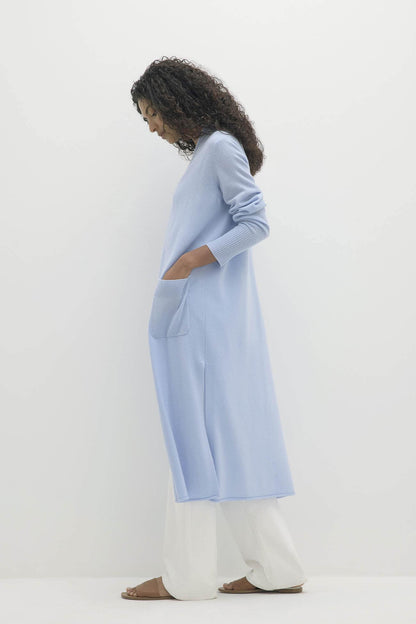 CARMELA LONGLINE CASHMERE CARDIGAN