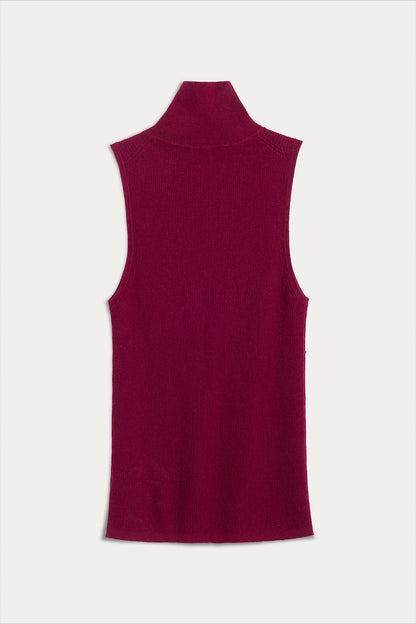JOANNA SLEEVELESS TURTLENECK
