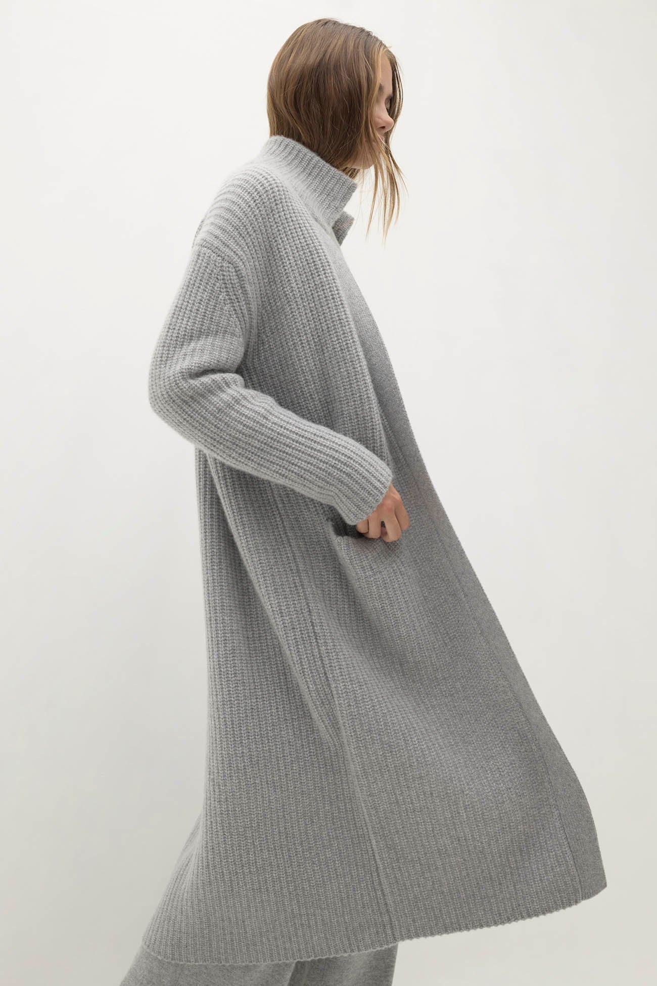 ADRIANA FISHERMAN RIB CARDIGAN