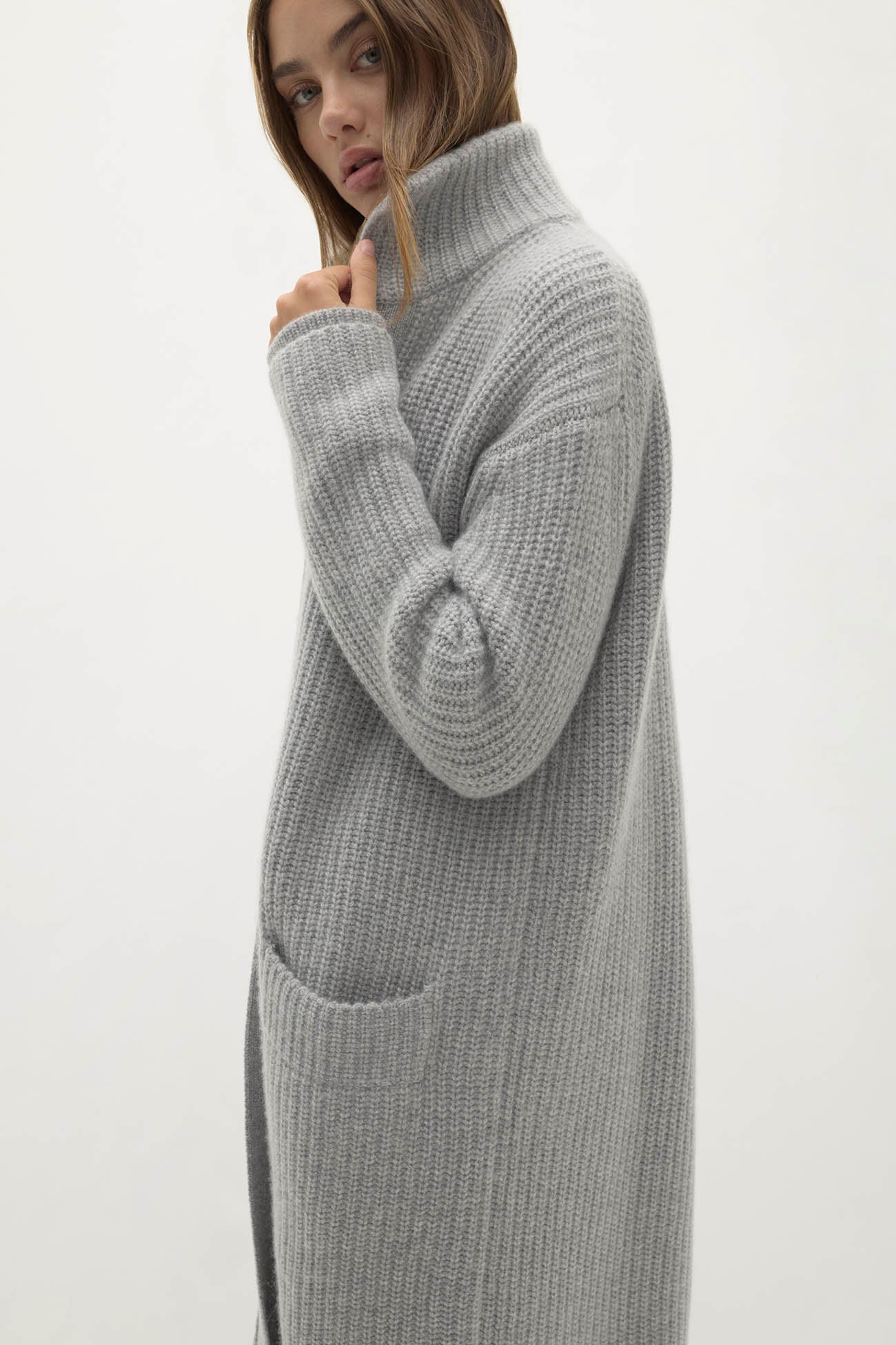 ADRIANA FISHERMAN RIB CARDIGAN