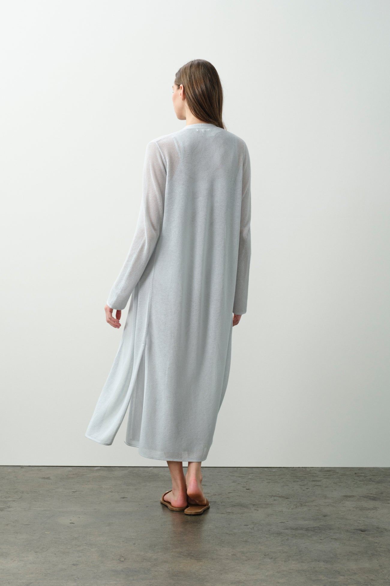 KEALA COTTON CASHMERE LONGLINE CARDIGAN