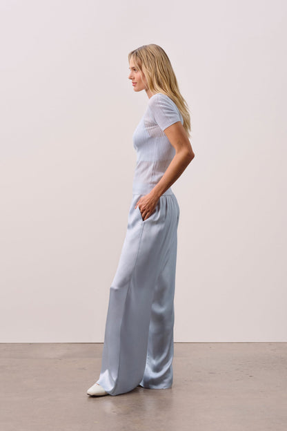 ETTA TRELLIS CASHMERE TEE