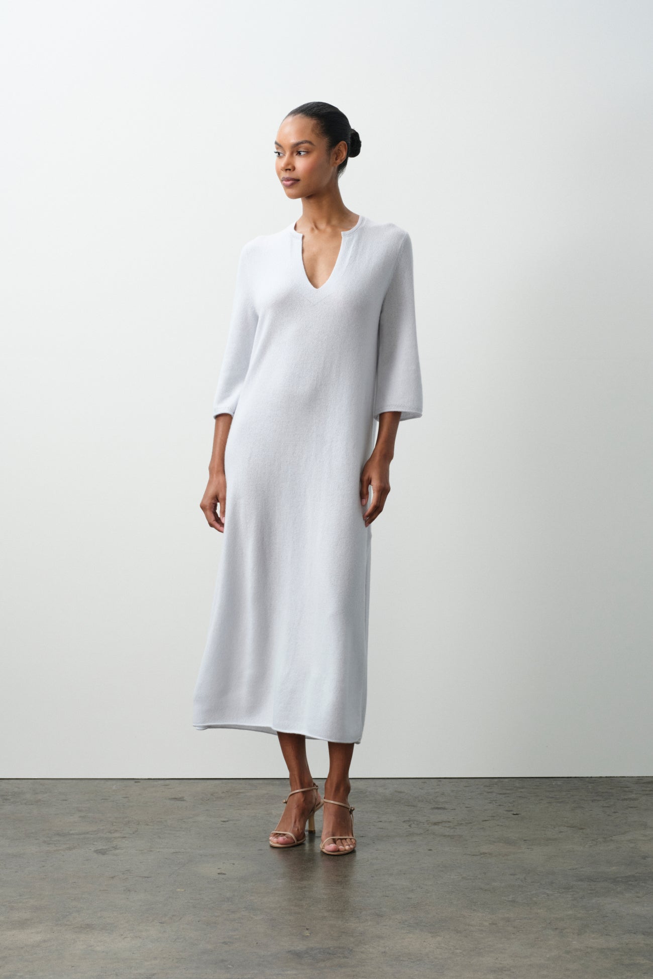 KATALINA FEATHERWEIGHT CASHMERE KAFTAN