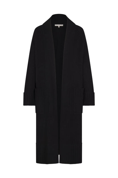 TILYN LONGLINE CASHMERE CARDIGAN