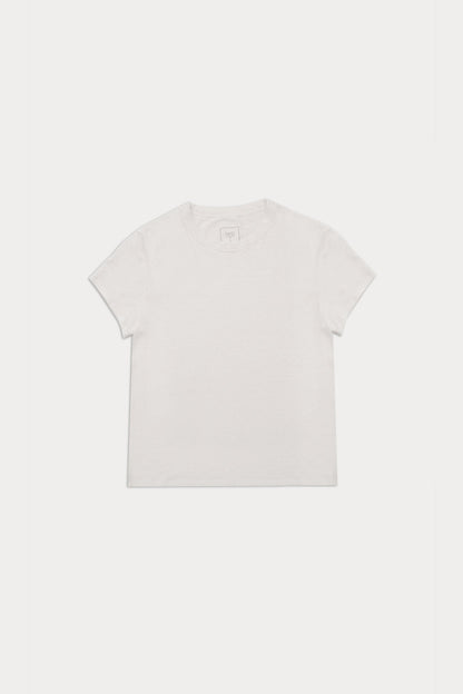 CHLOE LINEN CREWNECK TEE