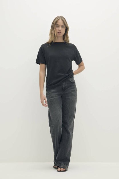STACI ORGANIC COTTON BOYFRIEND CREWNECK TEE
